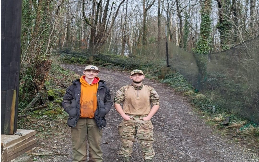 Finley Stucky and Alex Randall X Taskforce Paintballing