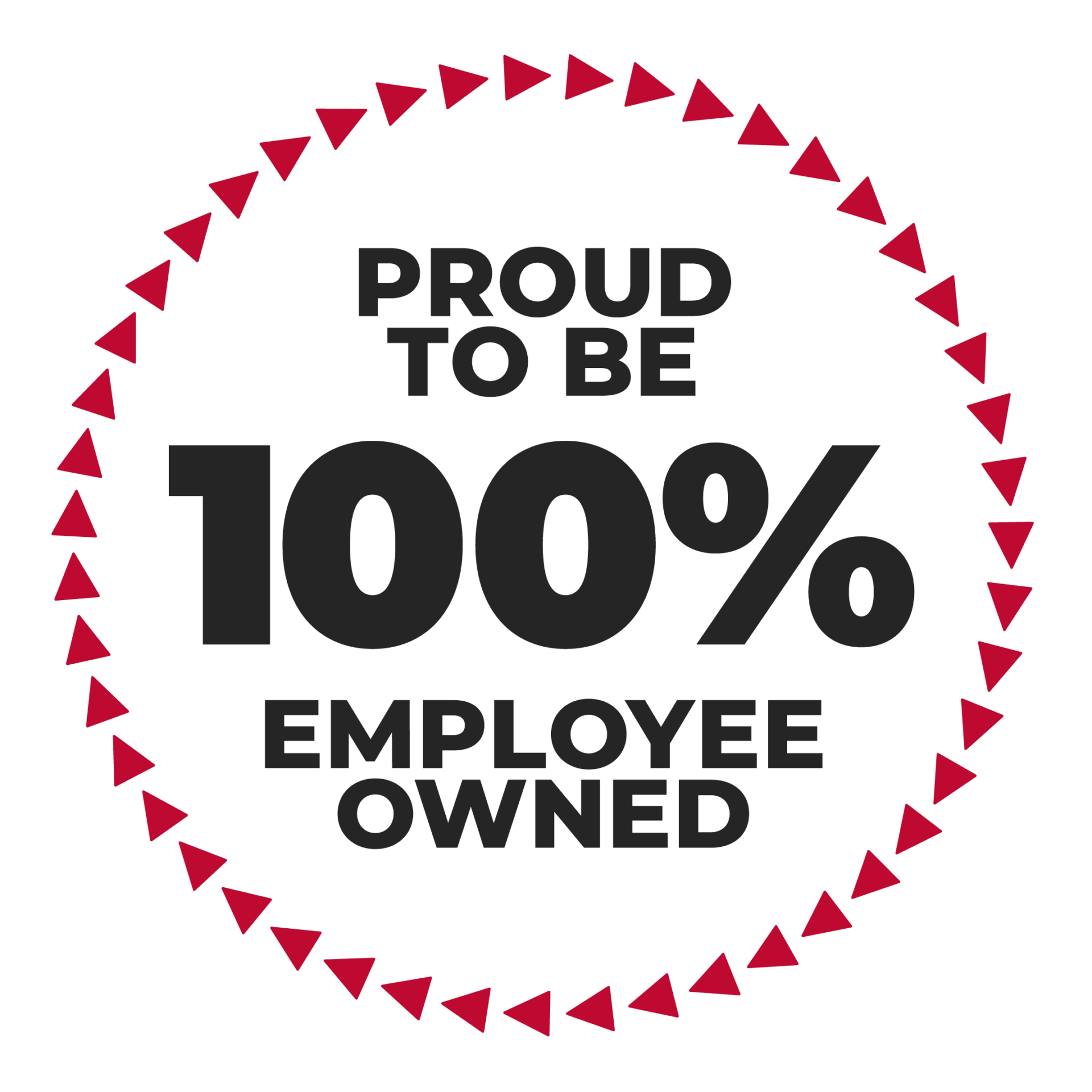 This is Itec Skills & Employment new proud to be 100% employee owned stamp.